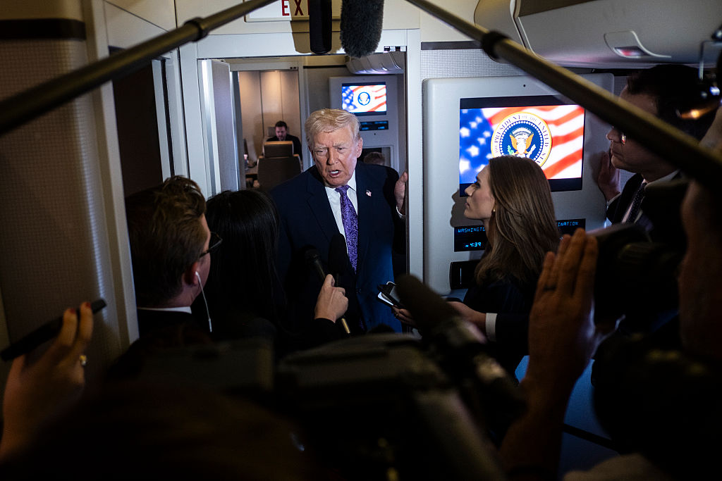 President Trump Returns To D.C. After Spending Thanksgiving Weekend In Florida