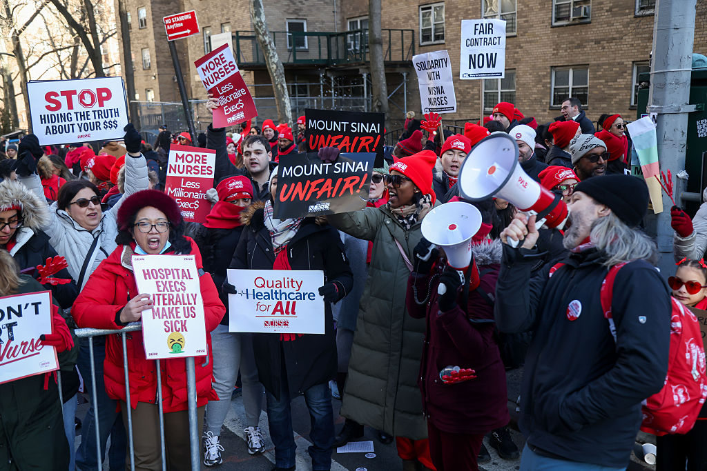 NYC Nurses Strike Starts After 15,000 Walk Out Of Hospitals