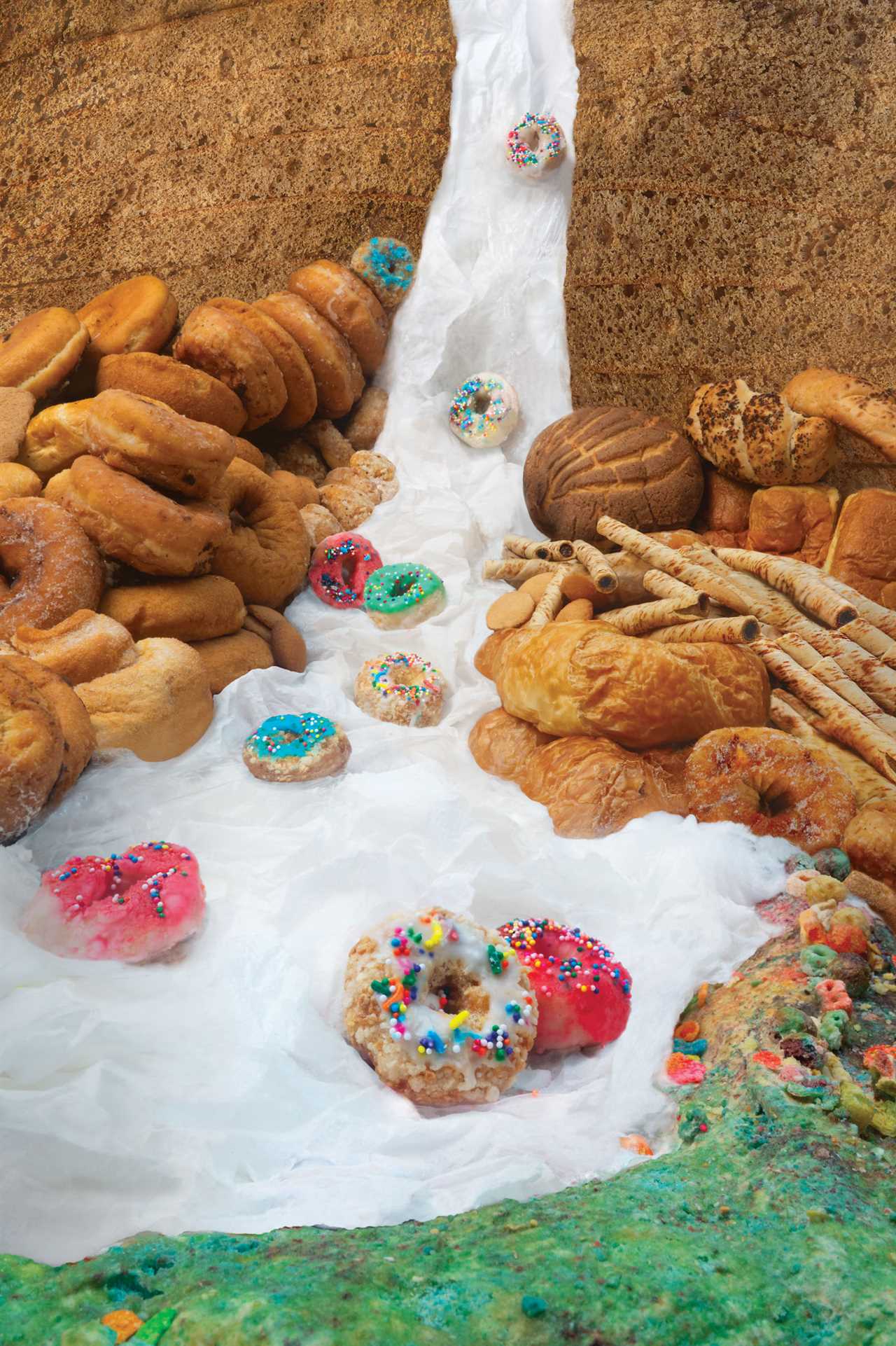 Conceptual photograph of ultra processed foods