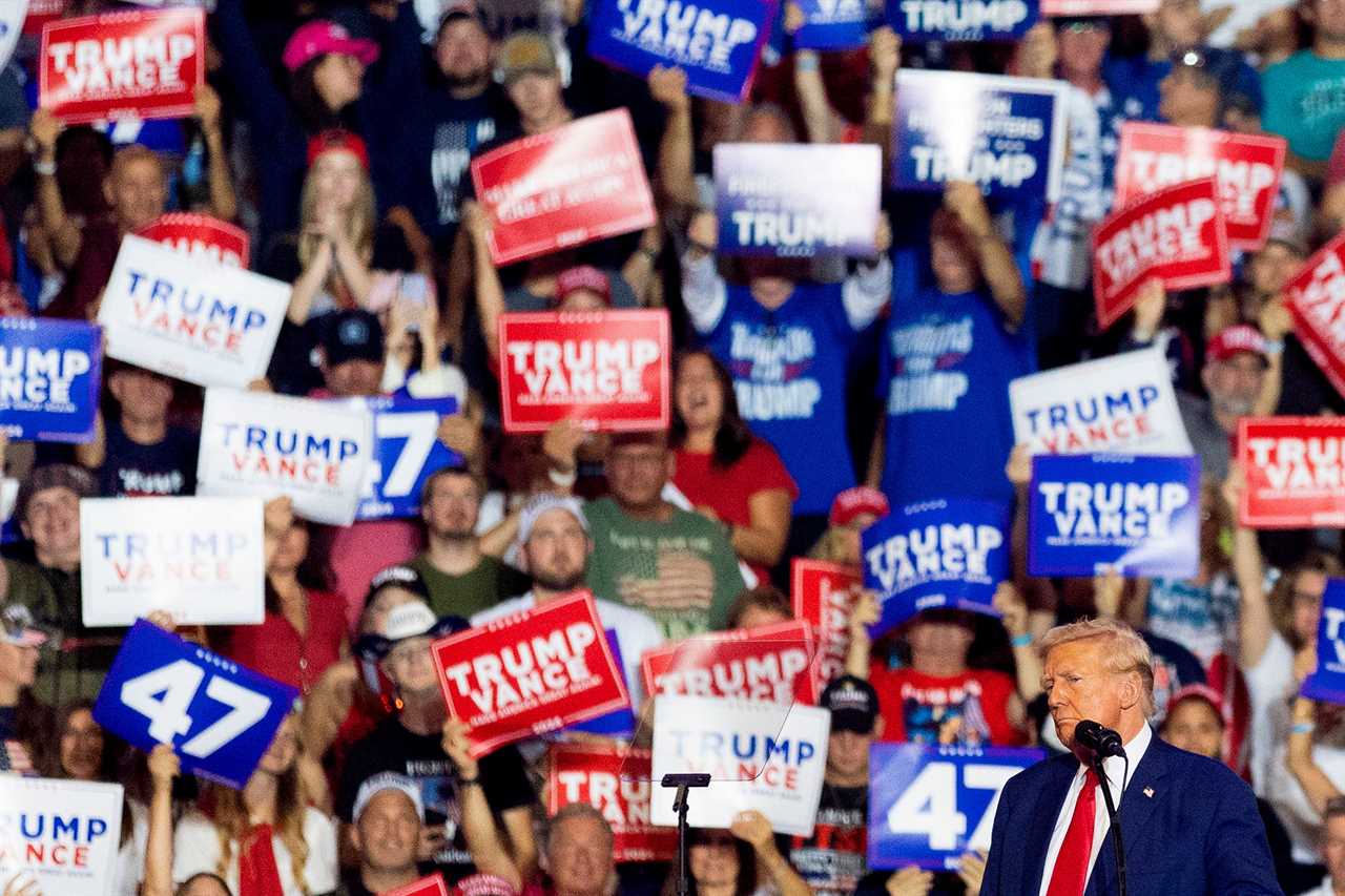 Donald Trump Holds Rally In Pennsylvania